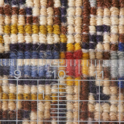 ウール製 手織りラグ