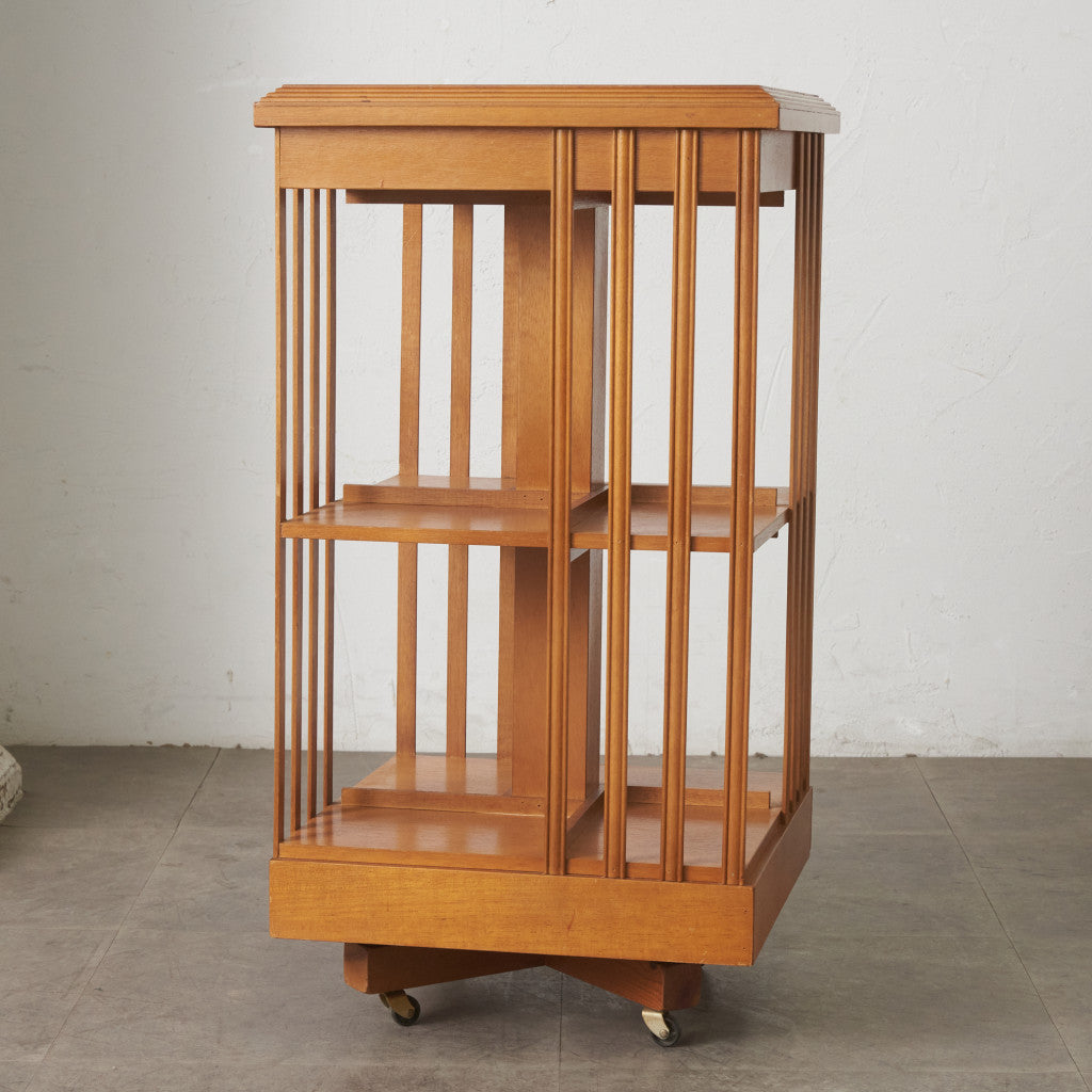 英国クラシック リボルビングブックケース – rocca rocca