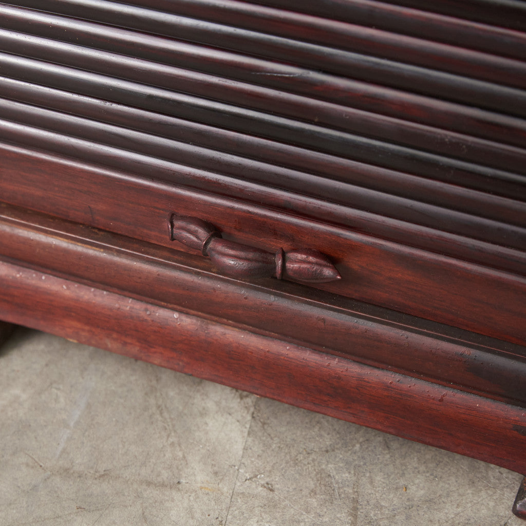 唐木 蛇腹扉 花梨材チェスト