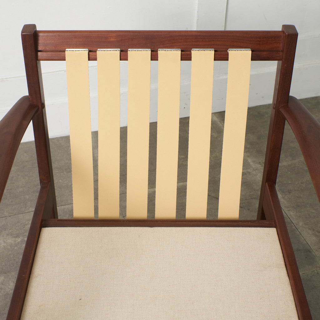 イギリスヴィンテージ アームチェア / 張替済