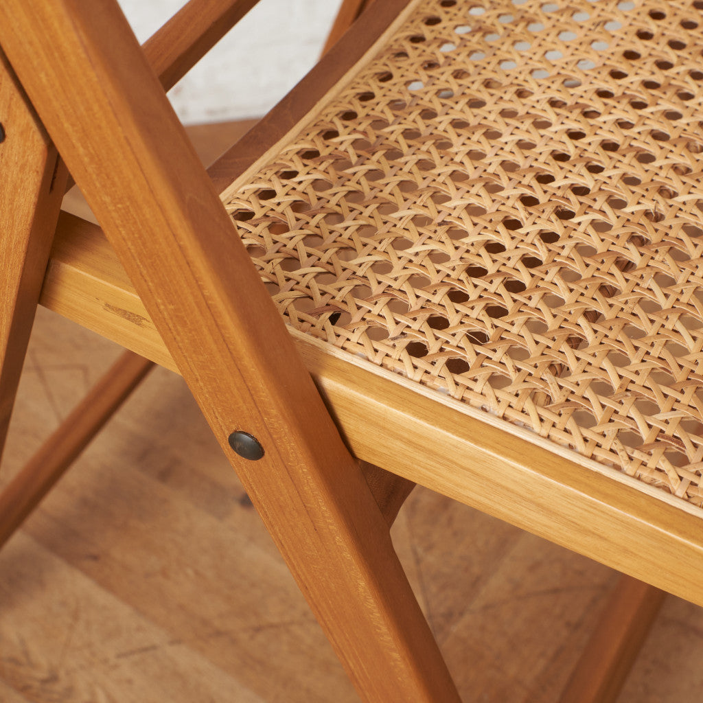 ラタン編み フォールディングチェア