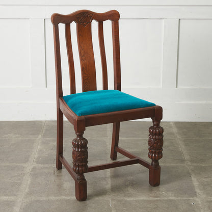 英国アンティーク バルボスレッグチェア / 張替品