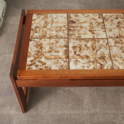 デンマークヴィンテージ タイルトップ コーヒーテーブル