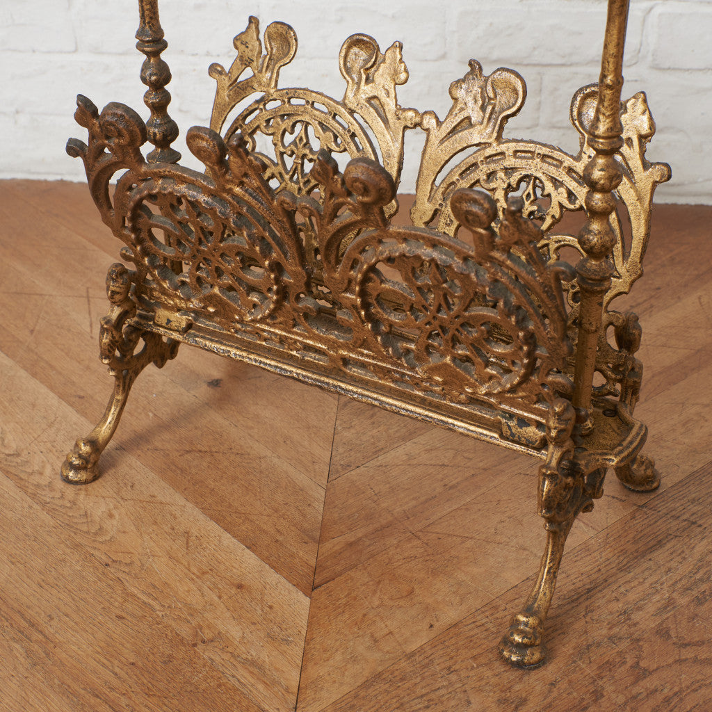 西洋クラシック 鋳鉄製 マガジンラック