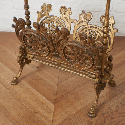 西洋クラシック 鋳鉄製 マガジンラック