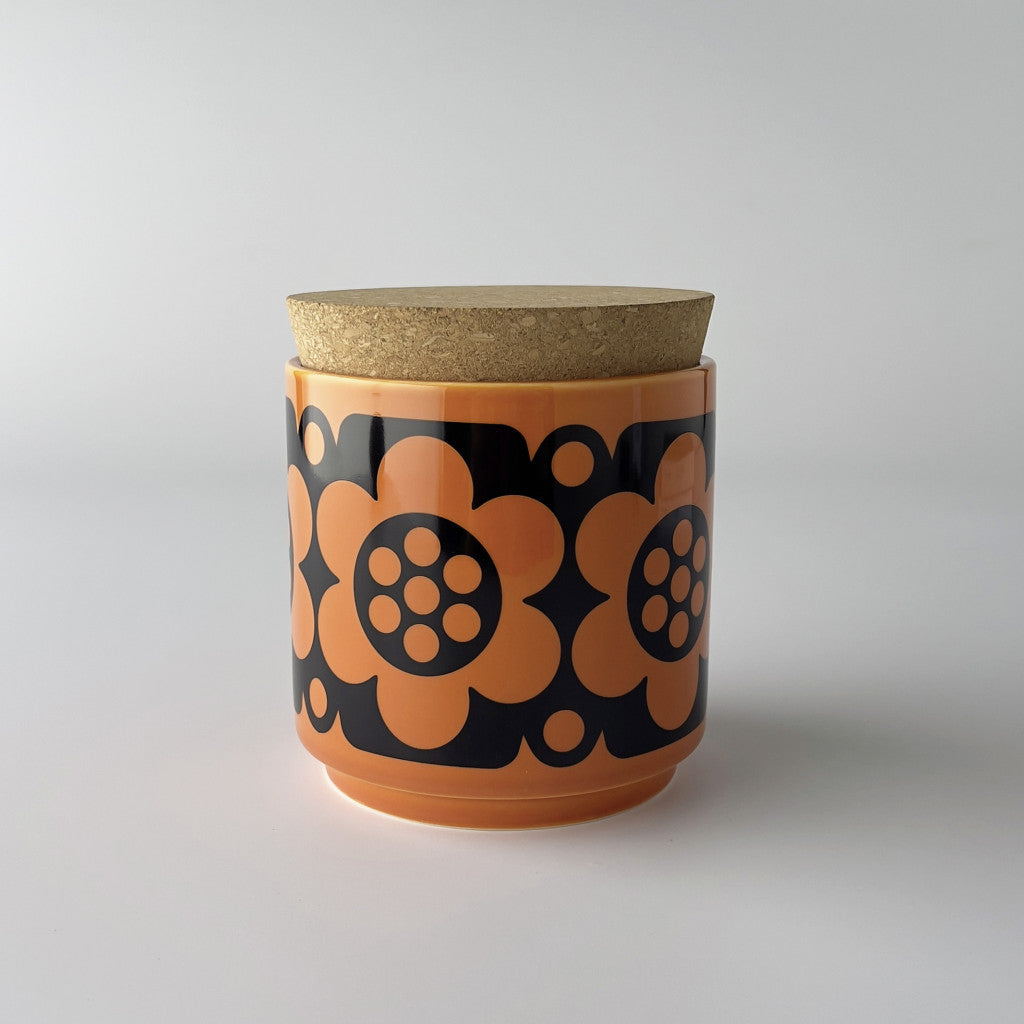 Hornsea x Magpie ストレージジャー Geo Flower Orange