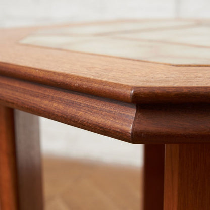 ヴィンテージ タイルトップ サイドテーブル