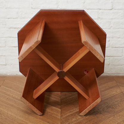 ヴィンテージ タイルトップ サイドテーブル