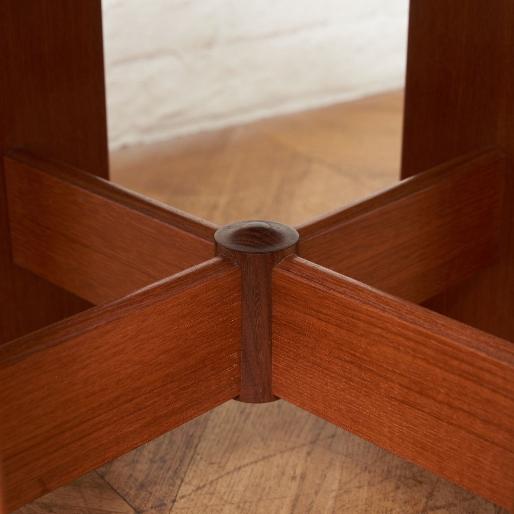 ヴィンテージ タイルトップ サイドテーブル