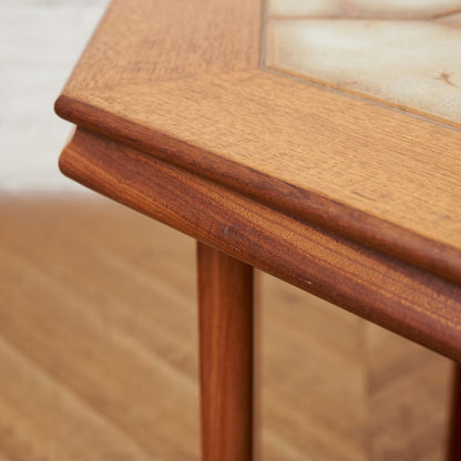 ヴィンテージ タイルトップ サイドテーブル