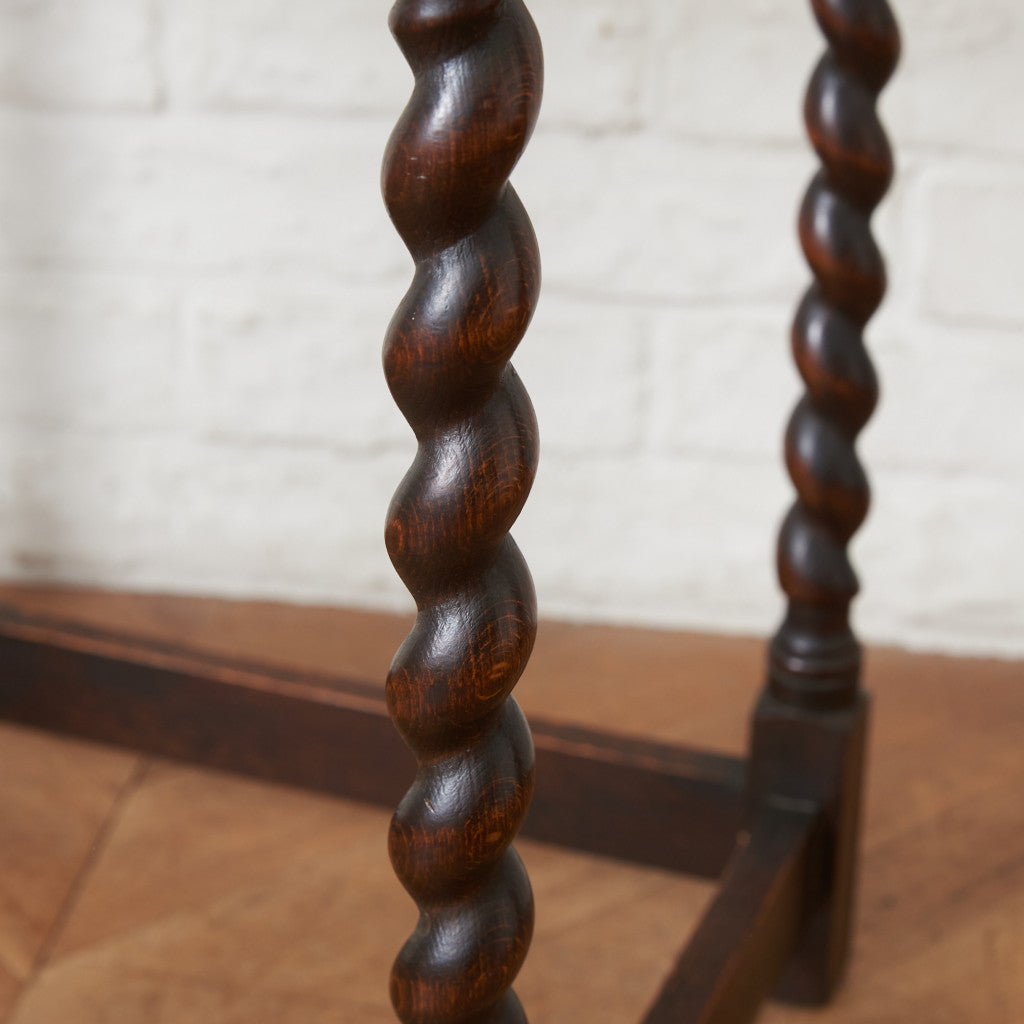 英国アンティーク オーク材 サイドテーブル