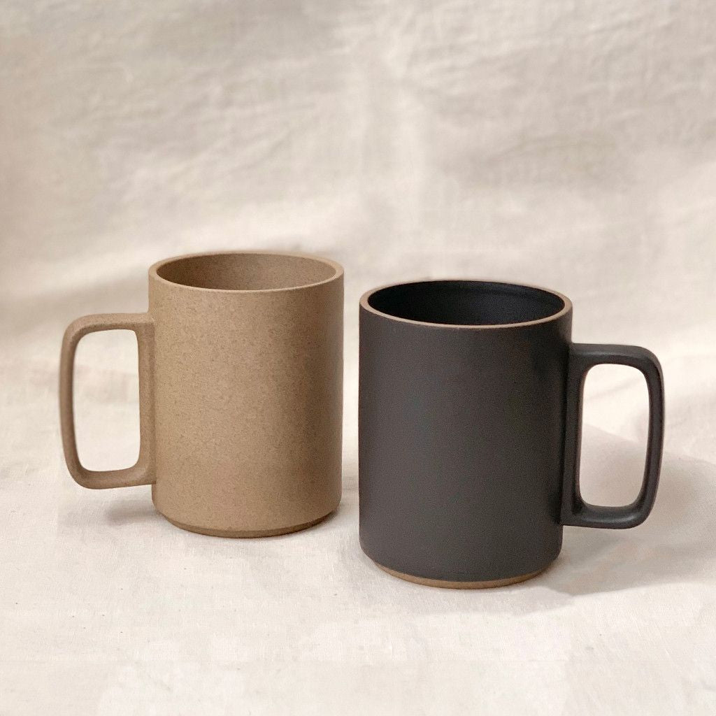 Mag cup ナチュラル & ブラック ペアセット HASAMI PORCELAIN