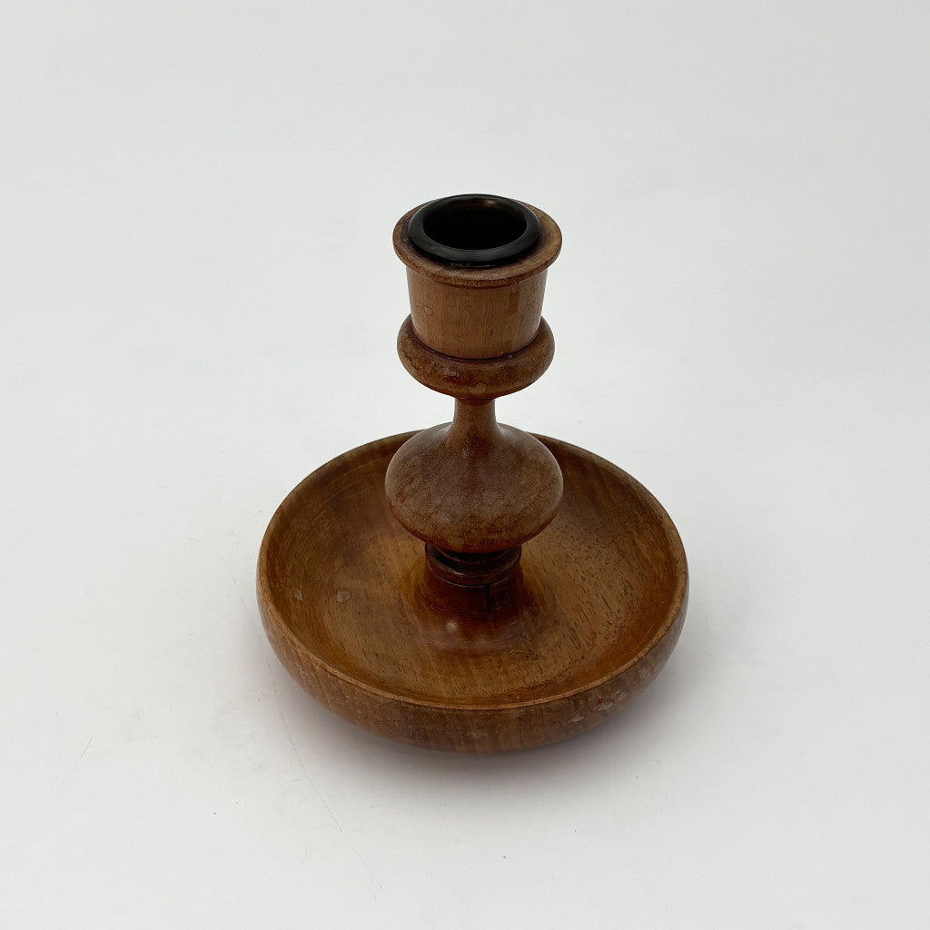 ヴィンテージ 木製キャンドルスタンド