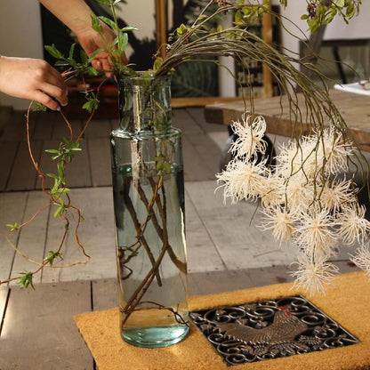 リサイクルガラス フラワーベース CUATRO クリア