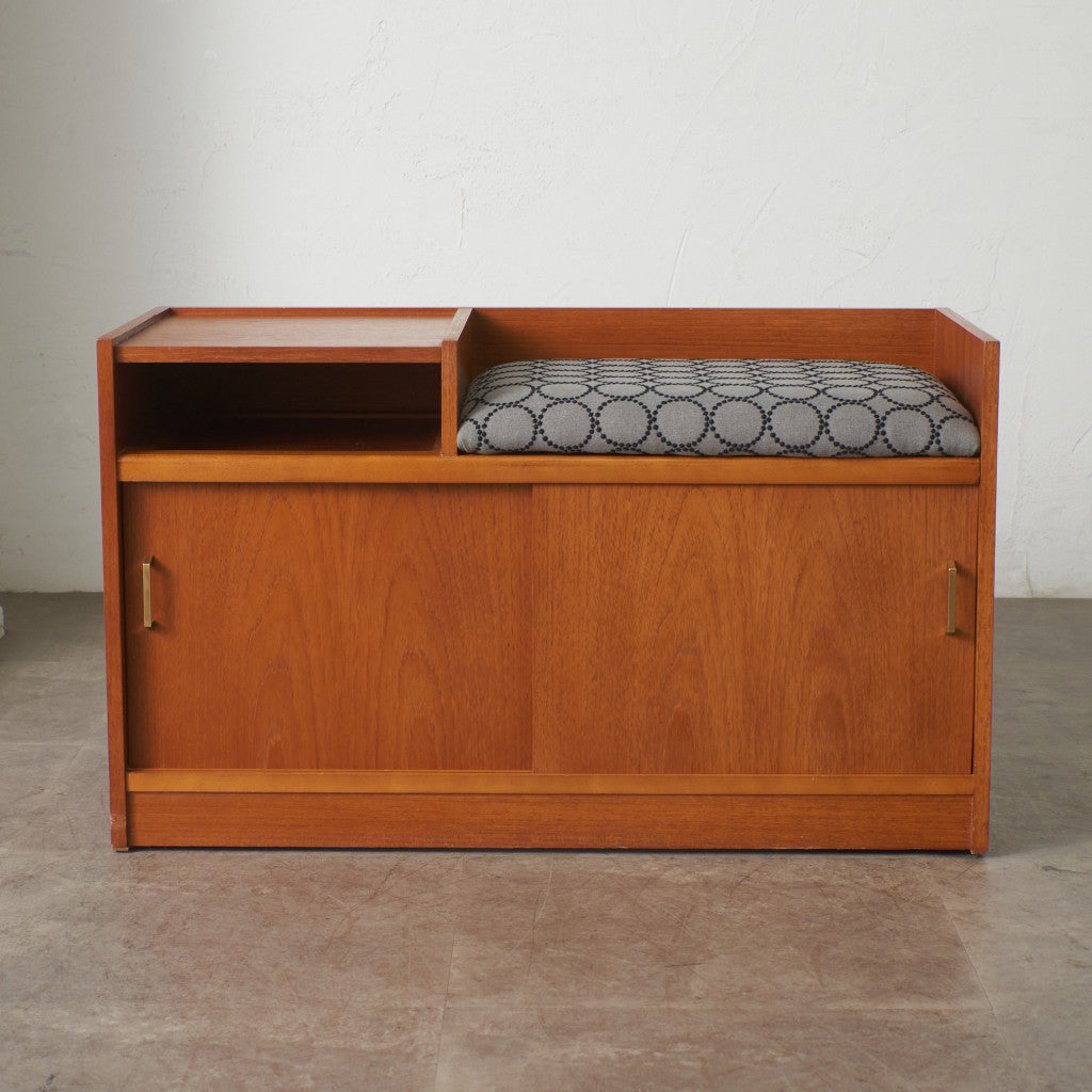 ヴィンテージ テレフォンベンチ / 張替済