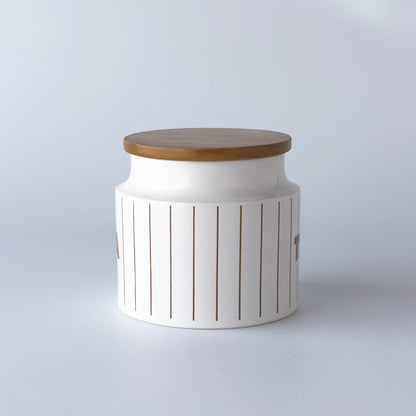 STRIPE ストライプ キャニスター "TEA"