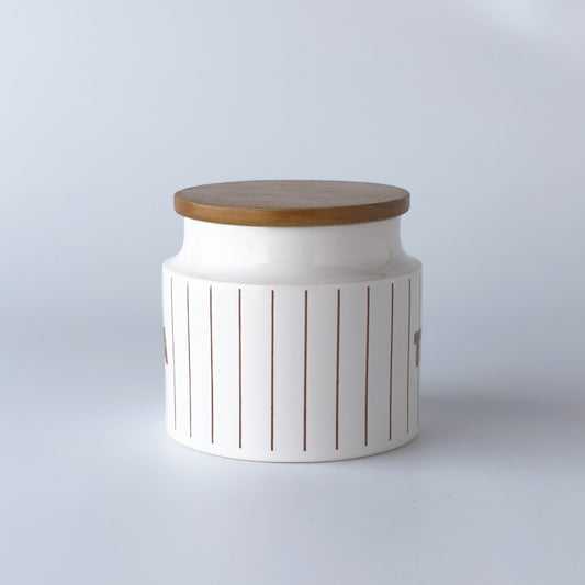 STRIPE ストライプ キャニスター "TEA"