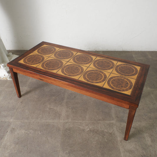 デンマークヴィンテージ タイルトップ コーヒーテーブル