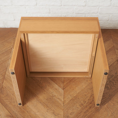 NOTTE ベッドサイドテーブル ドロワー付