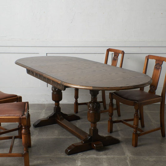 アンティークスタイル エクステンションダイニングテーブル｜ジェイシーファニチャー Jaycee Furniture