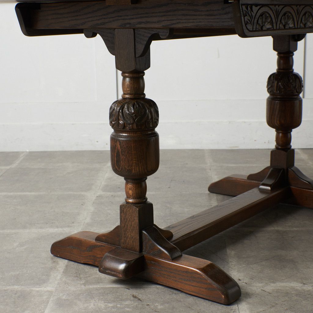 アンティークスタイル エクステンションダイニングテーブル｜ジェイシーファニチャー Jaycee Furniture