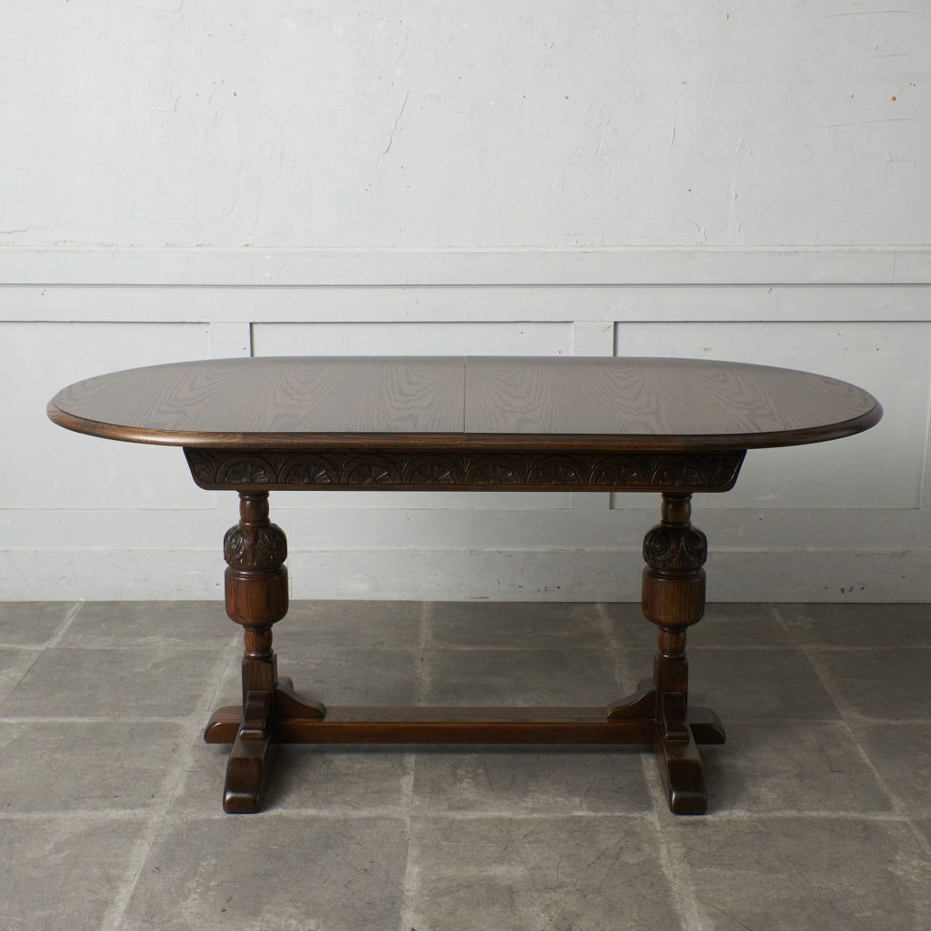 アンティークスタイル エクステンションダイニングテーブル｜ジェイシーファニチャー Jaycee Furniture