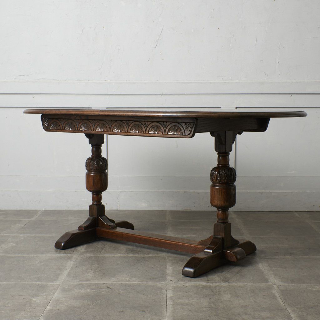アンティークスタイル エクステンションダイニングテーブル｜ジェイシーファニチャー Jaycee Furniture