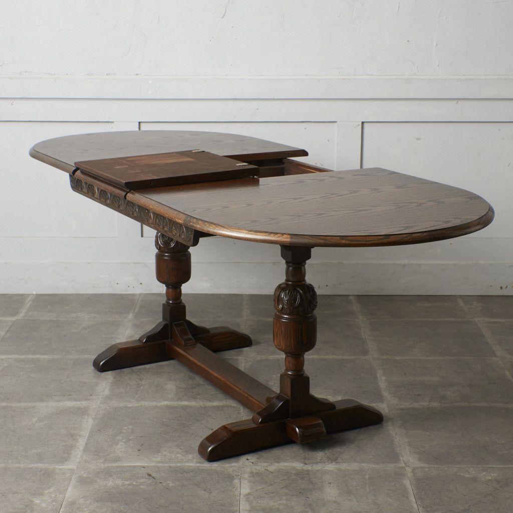 アンティークスタイル エクステンションダイニングテーブル｜ジェイシーファニチャー Jaycee Furniture