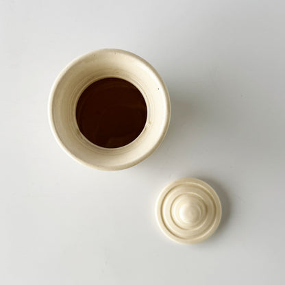 ヴィンテージ 蓋付きジャー