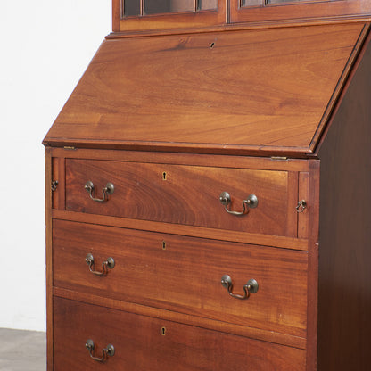 英国アンティーク エドワーディアン様式 ビューローブックケース