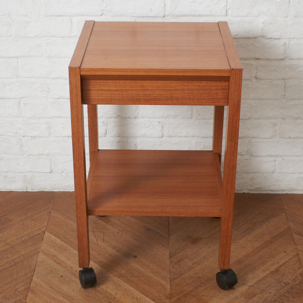 ジャパンヴィンテージ キャスター付き サイドテーブル