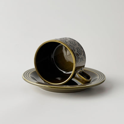 HEIRLOOM エアルーム カップ&ソーサー Lakeland green 緑