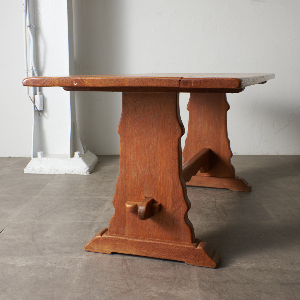 ◆ちい◆英国アンティーク　ダイニングテーブル　リフェクトリーテーブル 英国製 アンティーク リフェクトリーテーブル｜rocca rocca