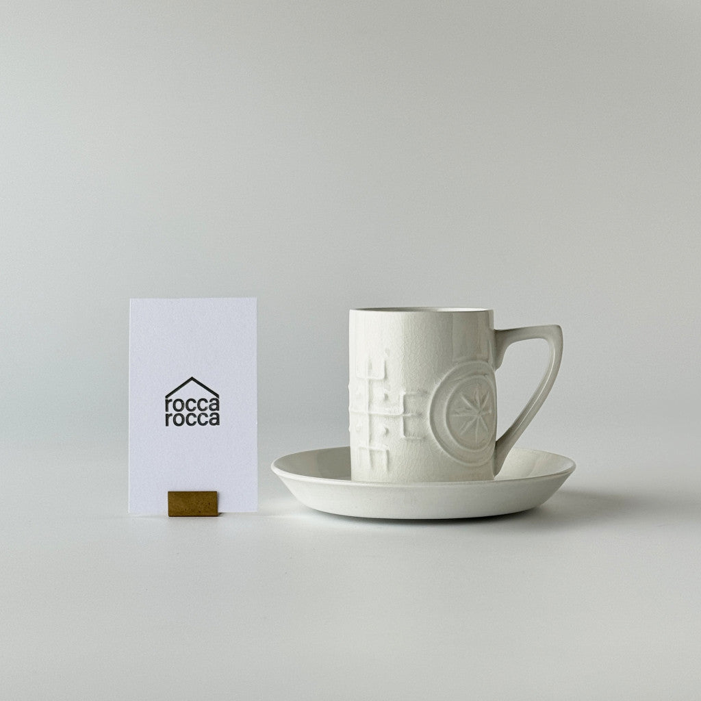 Totem トーテム カップ＆ソーサー ホワイト