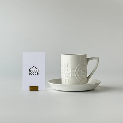 Totem トーテム カップ＆ソーサー ホワイト