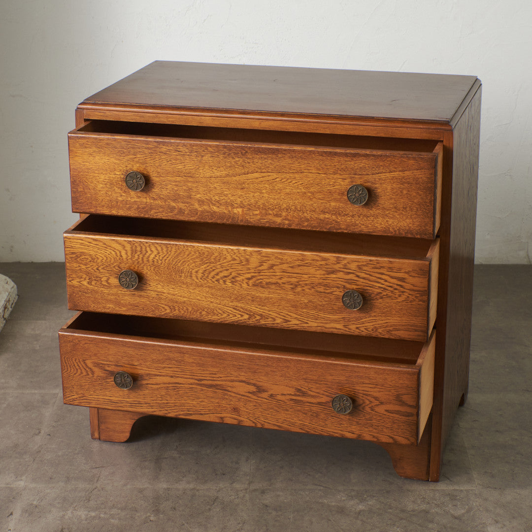 英国クラシック 3段チェスト