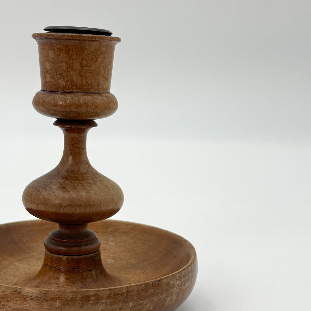 ヴィンテージ 木製キャンドルスタンド