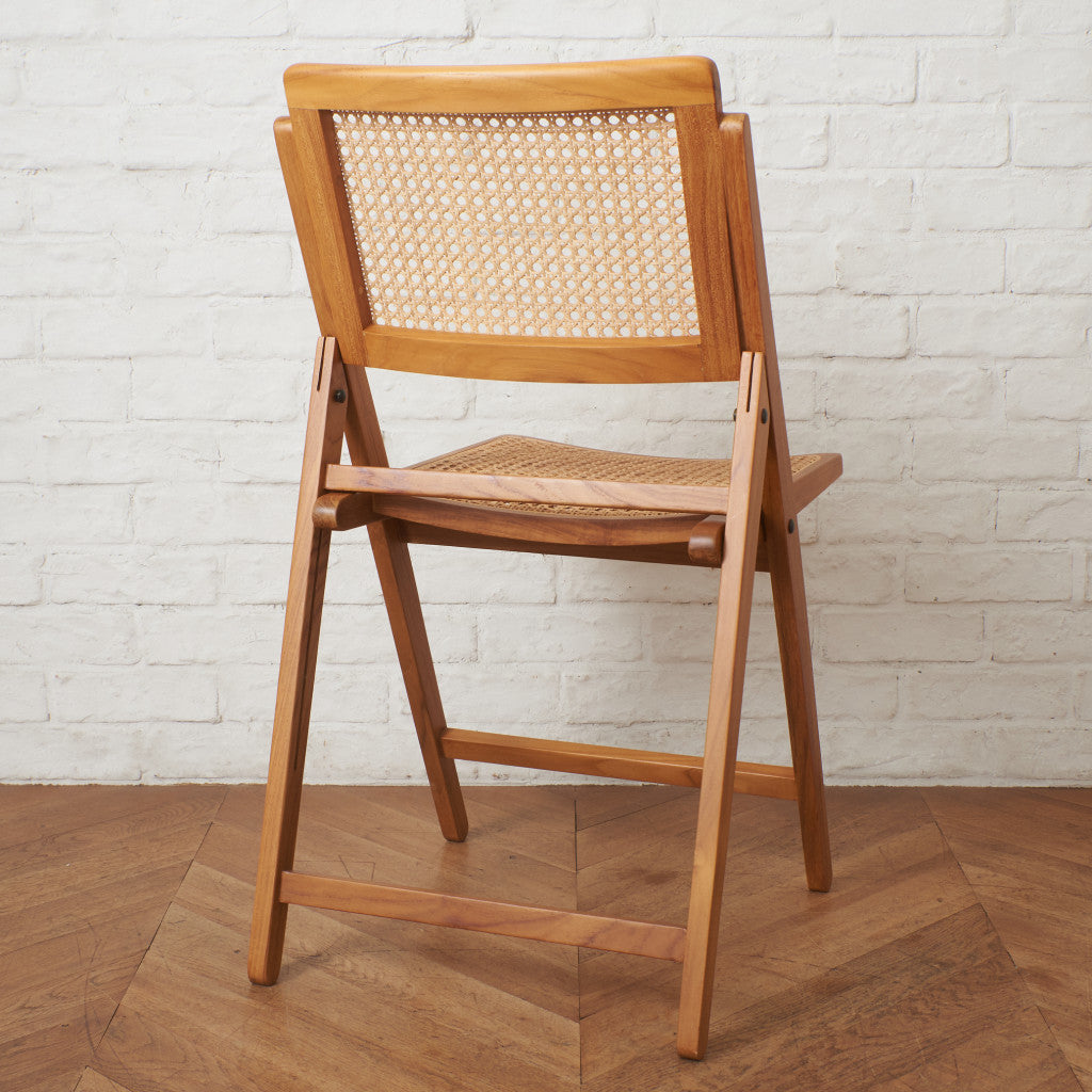 ラタン編み フォールディングチェア