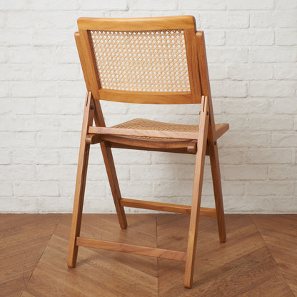 ラタン編み フォールディングチェア