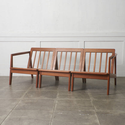 ヴィンテージ 3人掛け セパレートソファ