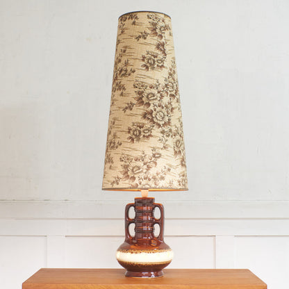 西ドイツヴィンテージ German Art Pottery テーブルランプ