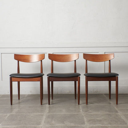 Danish ダイニングチェア 3脚セット / 張替済