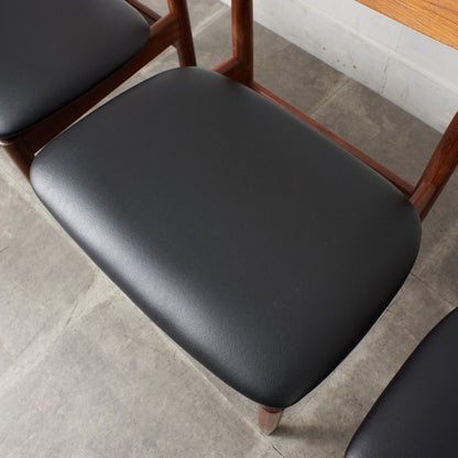 Danish ダイニングチェア 3脚セット / 張替済