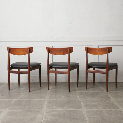 Danish ダイニングチェア 3脚セット / 張替済