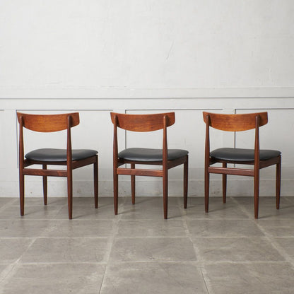 Danish ダイニングチェア 3脚セット / 張替済