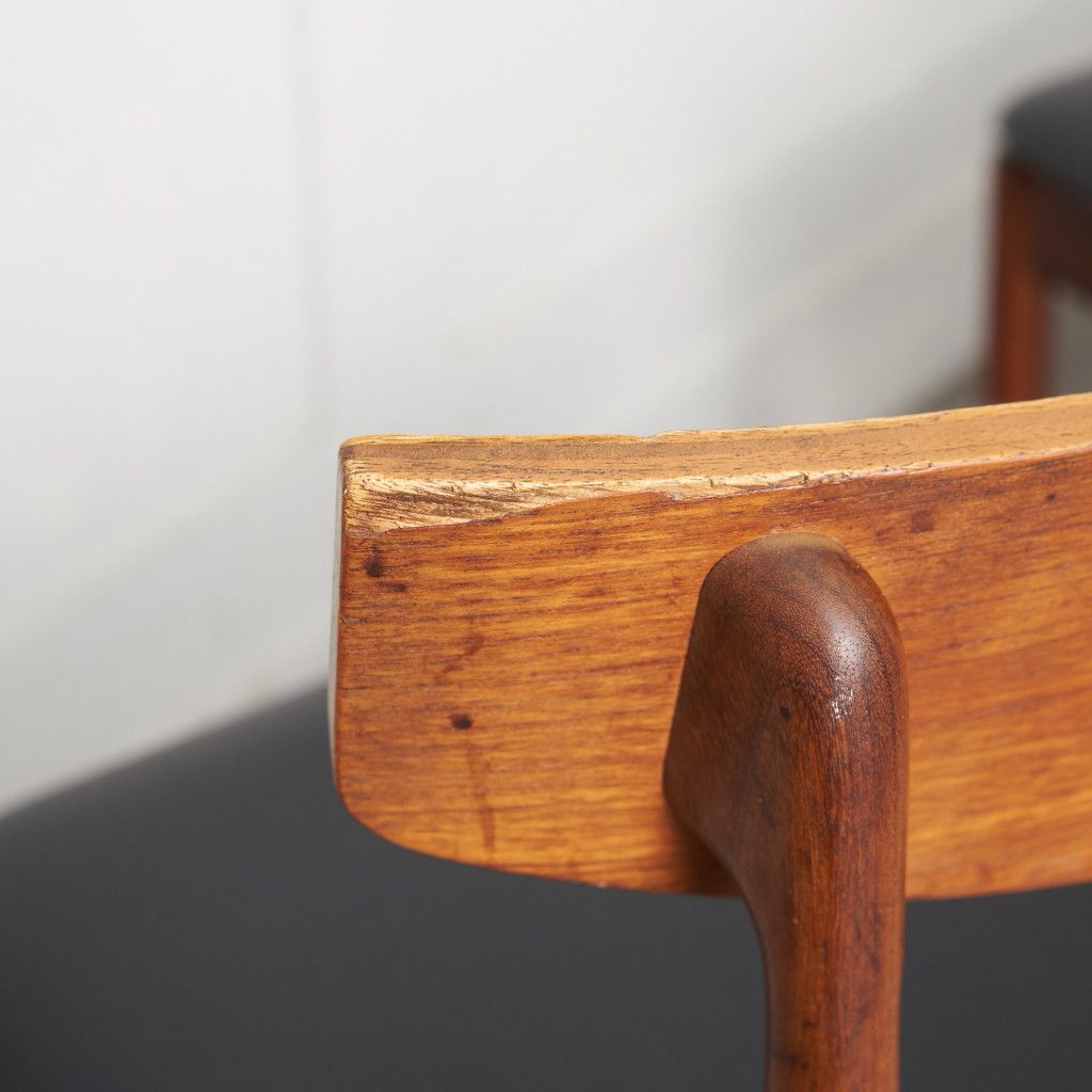 Danish ダイニングチェア 3脚セット / 張替済