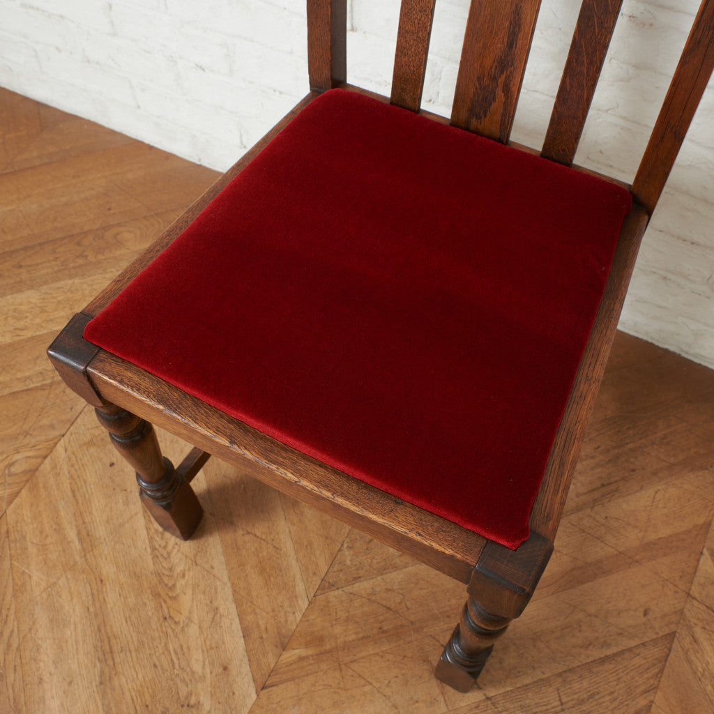 英国アンティーク ダイニングチェア / 張替品