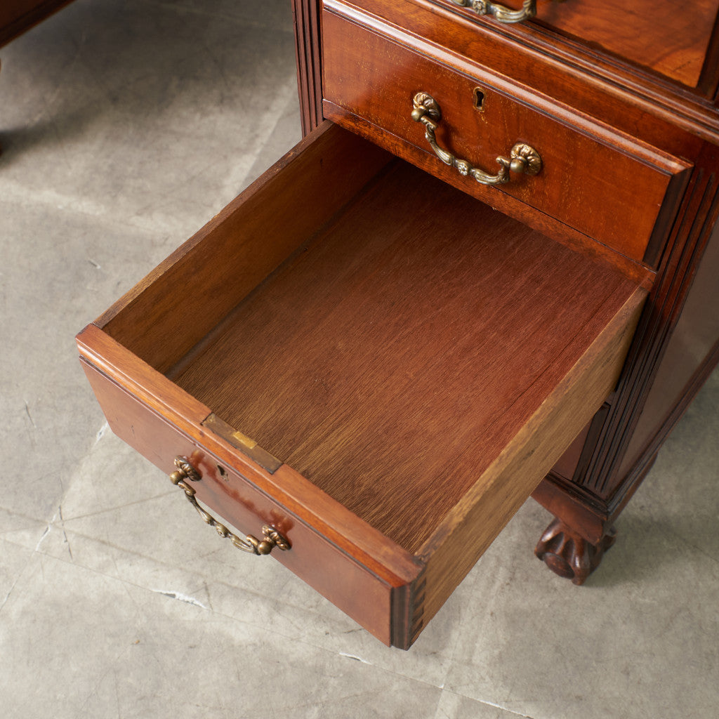 西欧アンティーク 両袖デスク