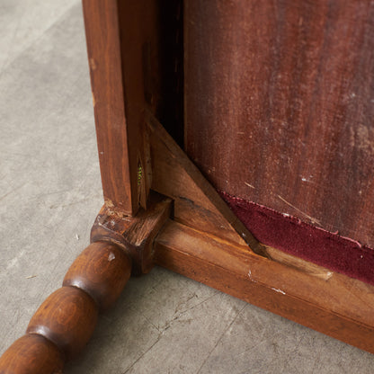 英国アンティーク ボビンフレームコーナーチェア