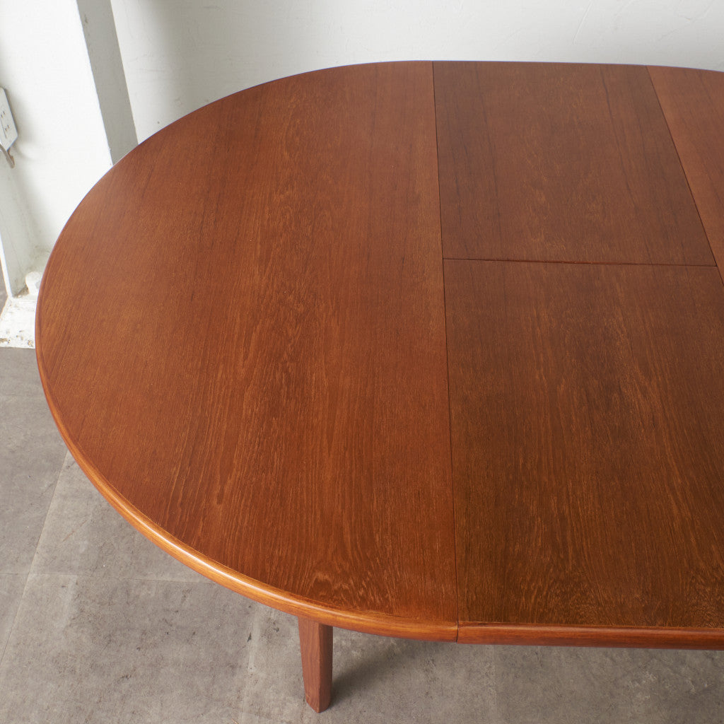 英国ヴィンテージ エクステンション ラウンドダイニングテーブル